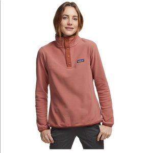 Patagonia S micro snap pullover fleece sweater